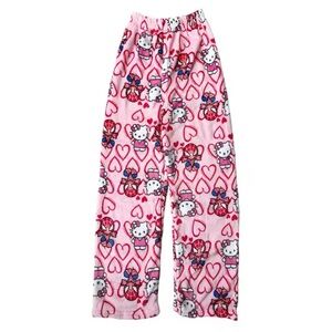 Hello Kitty Pink Heart Pajama Bottoms